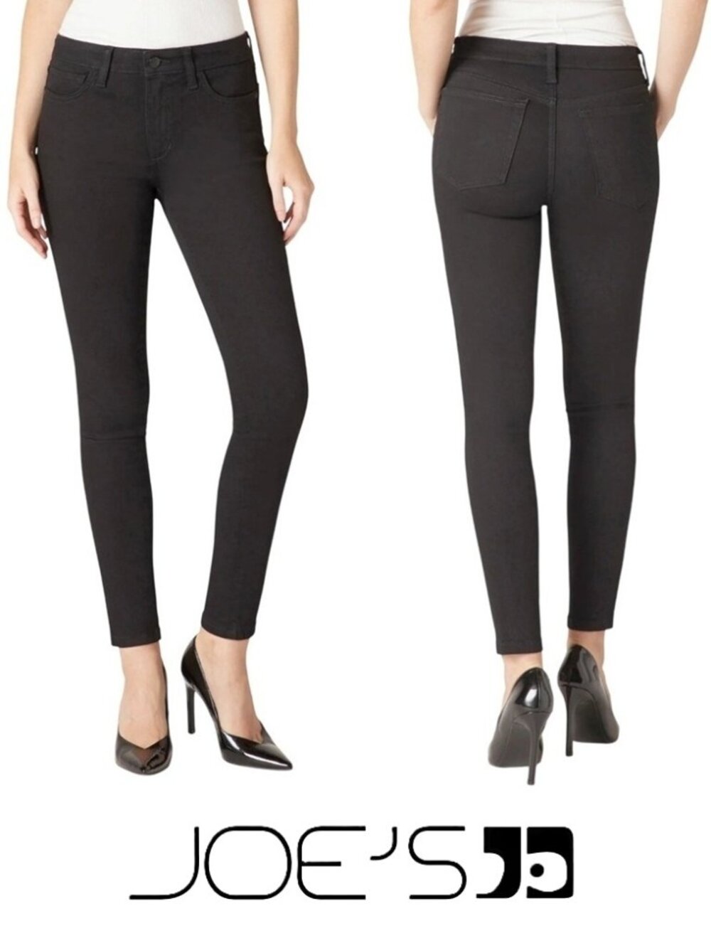 NWT Joe’s Stretch Skinny Ponte Knit Pants / Black / Size 25